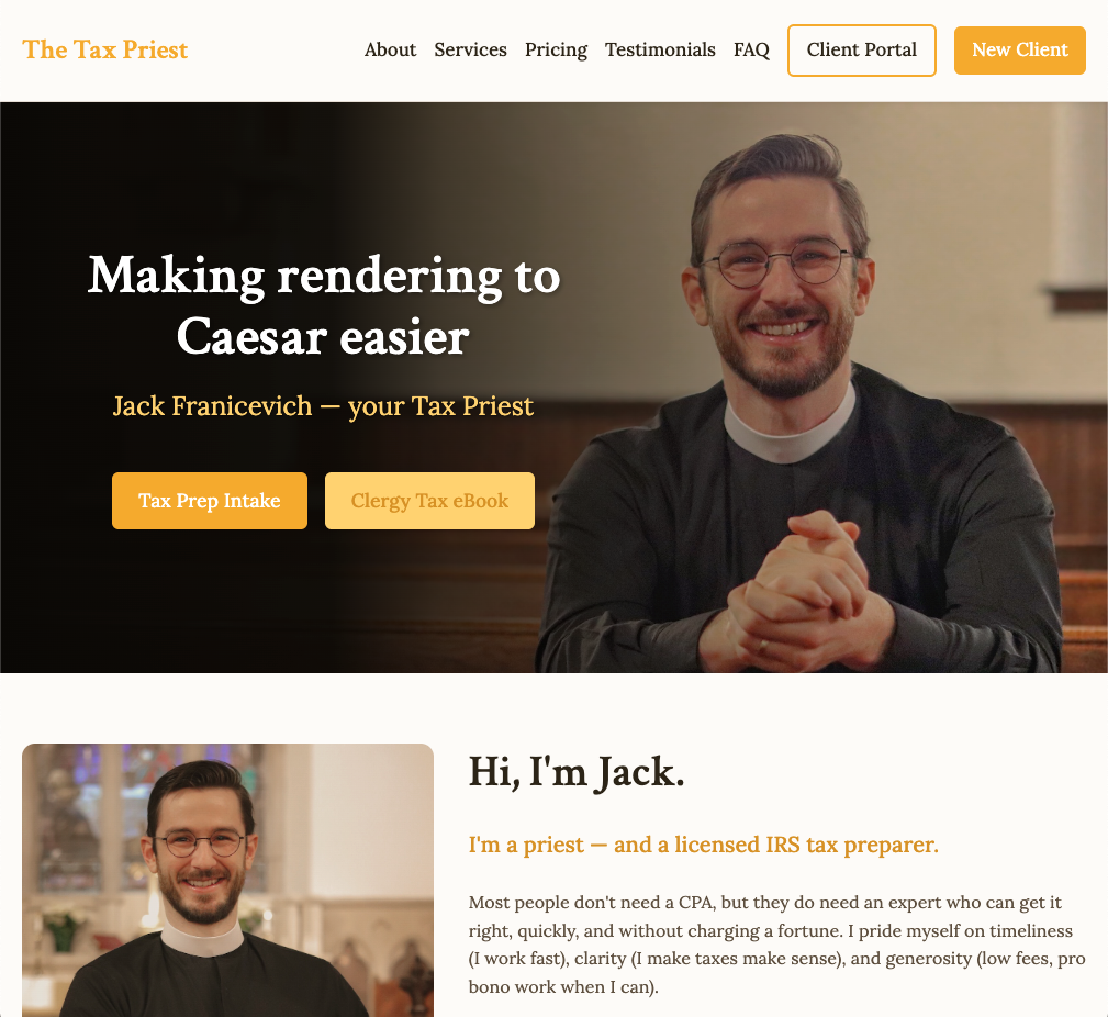 The Tax Priest preview